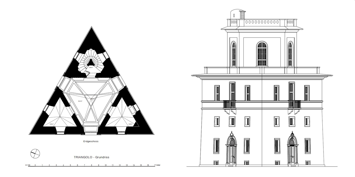 Il Triangolo dei Barberini, 1660 – 1669, Palestrina / Italien